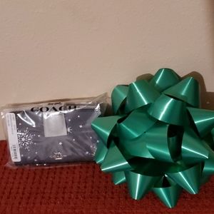 Coach - Midnight Blue Snowflake Wallet